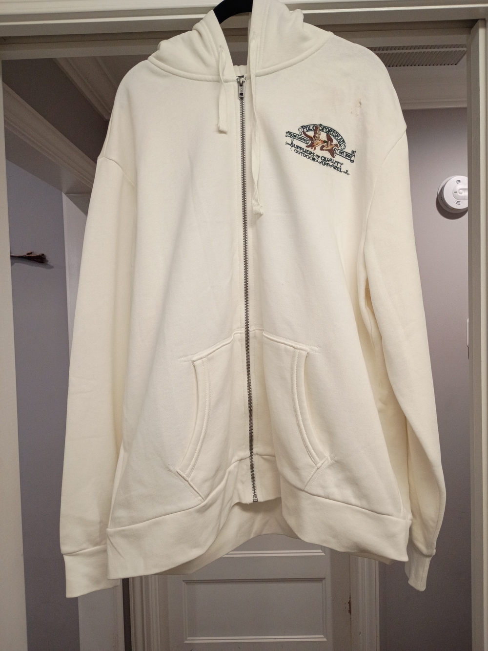 Polo Ralph Lauren Country Sportsman Men's Cream Jacket Duck Logo New With Defect
